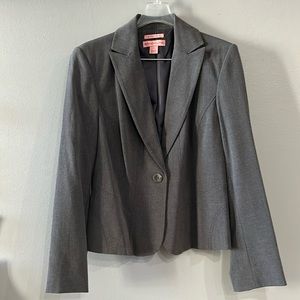 Bandolino size 10 gray stretch blazer